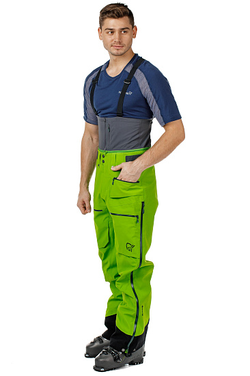 Брюки мужские Norrona Lofoten Gore-Tex Pro Bamboo Green - Фото 16 большая