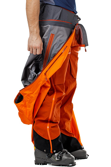 Брюки мужские Norrona Lofoten Gore-Tex Pro Rooibos Tea - Фото 2 большая