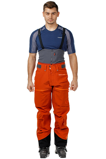 Брюки мужские Norrona Lofoten Gore-Tex Pro Rooibos Tea - Фото 5 большая