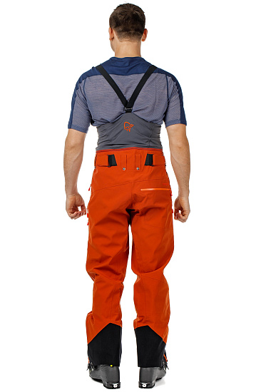 Брюки мужские Norrona Lofoten Gore-Tex Pro Rooibos Tea - Фото 7 большая