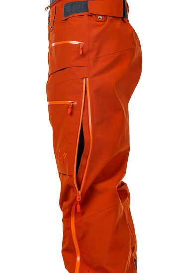 Брюки мужские Norrona Lofoten Gore-Tex Pro Rooibos Tea - Фото 10 большая