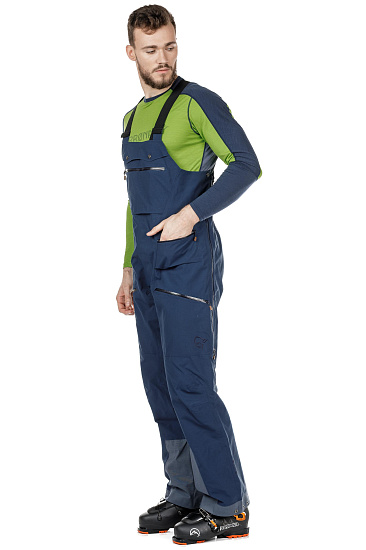Брюки мужские Norrona Tamok Gore-Tex Pro Indigo Night - Фото 11 большая