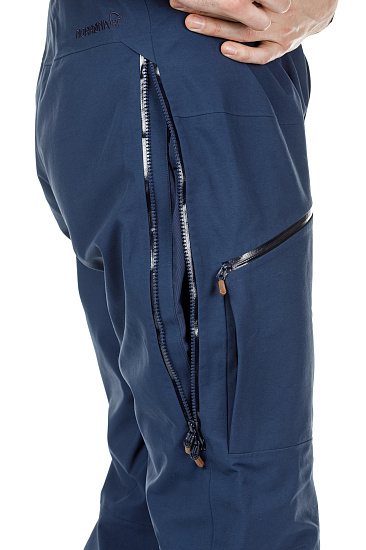 Брюки мужские Norrona Tamok Gore-Tex Pro Indigo Night - Фото 16 большая