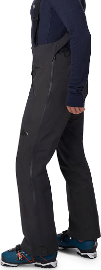 Брюки мужские Mountain Hardwear High Exposure Gore-Tex C-Knit Bib - Фото 4 большая