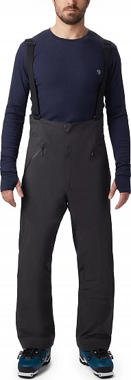 Брюки мужские Mountain Hardwear High Exposure Gore-Tex C-Knit Bib - Фото 1 большая