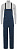 Брюки мужские The North Face Purist Bib Blue Wing Teal - Фото 1 малая