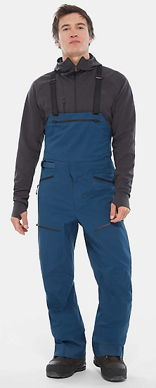 Брюки мужские The North Face Purist Bib Blue Wing Teal - Фото 13 большая