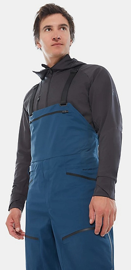 Брюки мужские The North Face Purist Bib Blue Wing Teal - Фото 17 большая