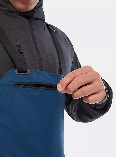 Брюки мужские The North Face Purist Bib Blue Wing Teal - Фото 18 большая