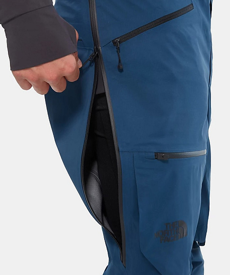 Брюки мужские The North Face Purist Bib Blue Wing Teal - Фото 20 большая