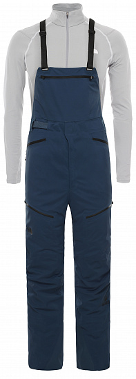Брюки мужские The North Face Purist Bib Blue Wing Teal - Фото 1 большая