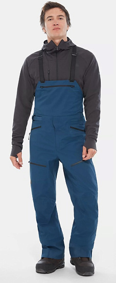 Брюки мужские The North Face Purist Bib Blue Wing Teal - Фото 3 большая
