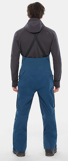 Брюки мужские The North Face Purist Bib Blue Wing Teal - Фото 4 большая