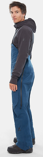 Брюки мужские The North Face Purist Bib Blue Wing Teal - Фото 5 большая