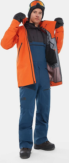 Брюки мужские The North Face Purist Bib Blue Wing Teal - Фото 6 большая