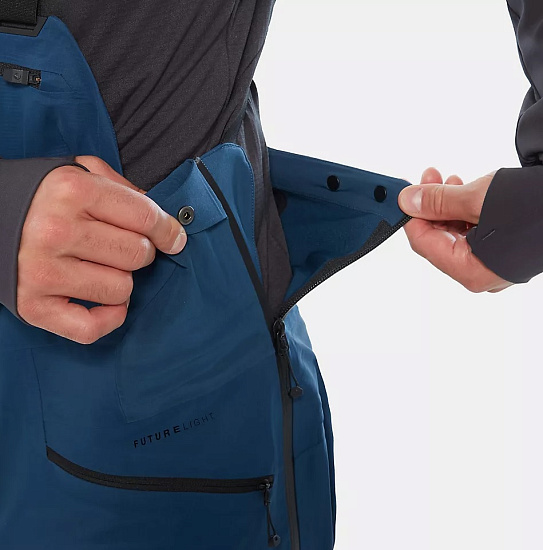 Брюки мужские The North Face Purist Bib Blue Wing Teal - Фото 8 большая