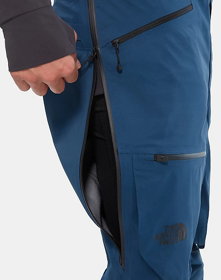 Брюки мужские The North Face Purist Bib Blue Wing Teal - Фото 9 большая