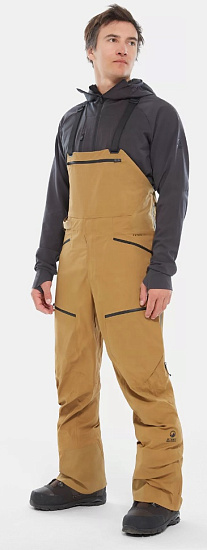 Брюки мужские The North Face Purist Bib British Khaki - Фото 16 большая