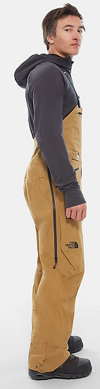 Брюки мужские The North Face Purist Bib British Khaki - Фото 18 большая