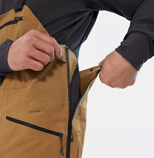 Брюки мужские The North Face Purist Bib British Khaki - Фото 23 большая