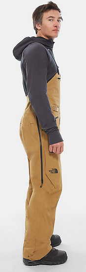 Брюки мужские The North Face Purist Bib British Khaki - Фото 5 большая