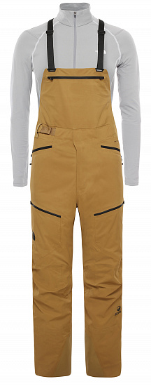 Брюки мужские The North Face Purist Bib British Khaki - Фото 1 большая