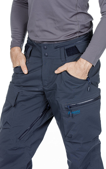 Брюки мужские Bergans Hafslo Ins Dk Navy/Ocean - Фото 8 большая