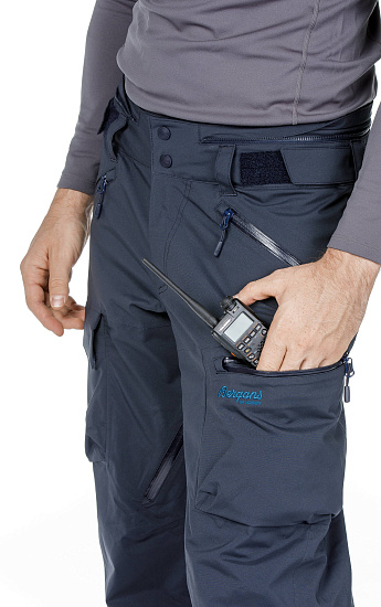 Брюки мужские Bergans Hafslo Ins Dk Navy/Ocean - Фото 10 большая