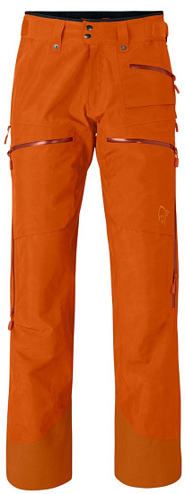 Брюки мужские Norrona Lofoten Gore-Tex Insulated Gold Flame - Фото 1 большая