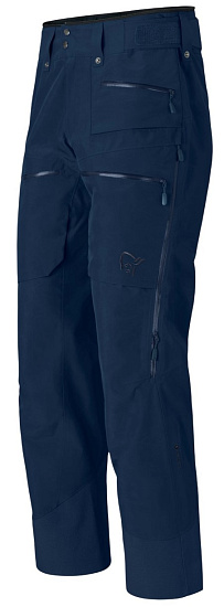 Брюки мужские Norrona Lofoten Gore-Tex Insulated Indigo Night - Фото 6 большая