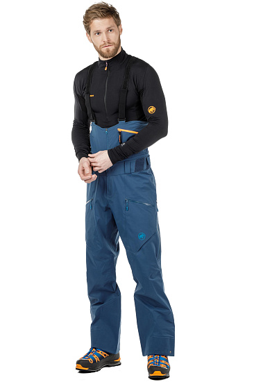 Брюки мужские Mammut Haldigrat HS Wing Teal - Фото 2 большая