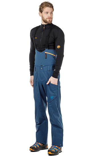 Брюки мужские Mammut Haldigrat HS Wing Teal - Фото 4 большая