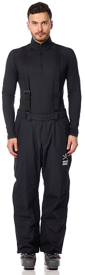 Брюки-самосбросы мужские Head Race Zip Black - Фото 4 большая