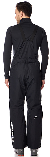 Брюки-самосбросы мужские Head Race Zip Black - Фото 6 большая