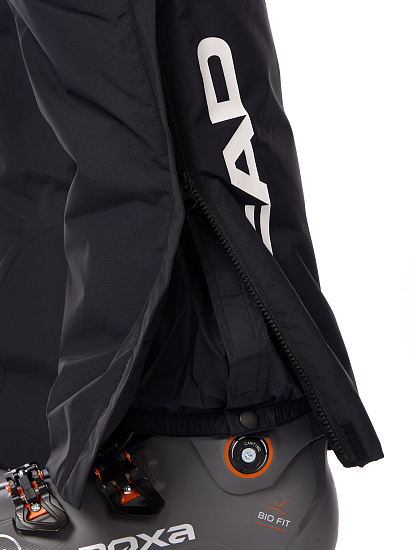 Брюки-самосбросы мужские Head Race Zip Black - Фото 12 большая