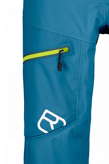 Брюки мужские Ortovox 3L Guardian Shell Blue Sea - Фото 8 большая