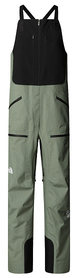 Брюки мужские The North Face Summit Tsirku Gtx Pro Bib Bark Mist/TNF Black - Фото 1 большая