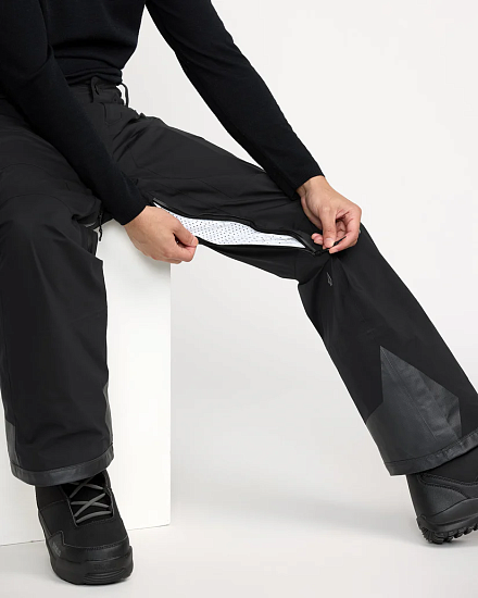 Брюки мужские Volcom Guch Stretch Gore Black - Фото 9 большая