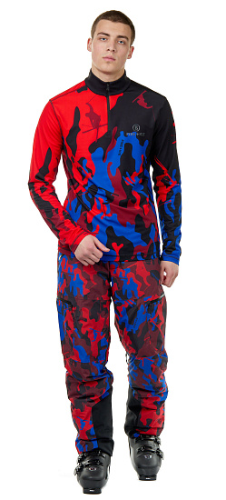 Брюки мужские Bogner Fire+Ice Dusty-T Maroon Red - Фото 3 большая