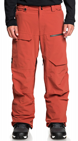 Брюки мужские Quiksilver Travis Rice Stretch Barn Red - Фото 1 большая