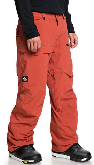 Брюки мужские Quiksilver Travis Rice Stretch Barn Red - Фото 3 большая