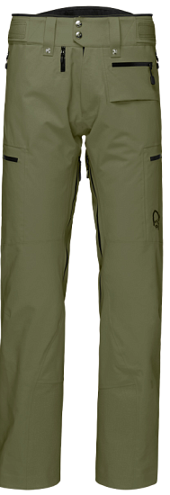Брюки мужские Norrona Lofoten Gore-Tex Pro Plus Olive Night - Фото 2 большая
