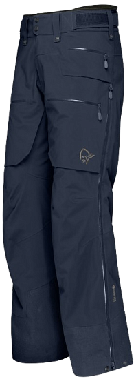 Брюки мужские Norrona Lofoten Gore-Tex Pro Indigo Night - Фото 3 большая