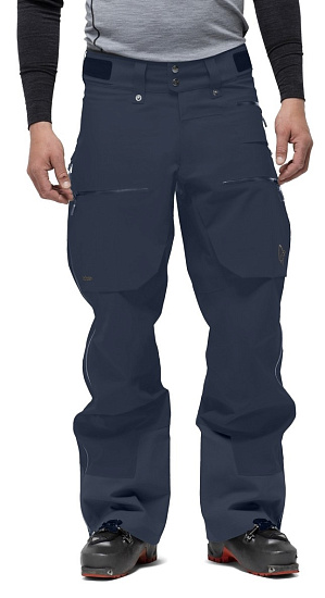 Брюки мужские Norrona Lofoten Gore-Tex Pro Indigo Night - Фото 4 большая