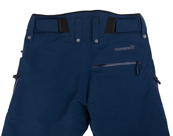 Брюки мужские Norrona Lofoten Gore-Tex Pro Indigo Night - Фото 7 большая