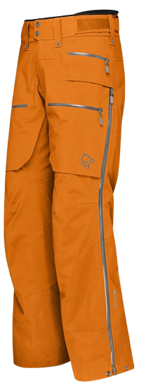 Брюки мужские Norrona Lofoten Gore-Tex Pro Orange Popsicle - Фото 3 большая