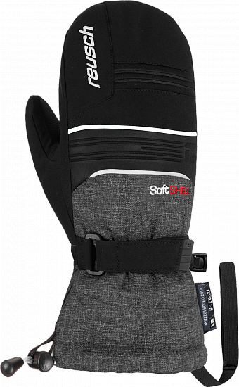 Варежки детские Reusch Kondor R-Tex Xt Black/Black Melange - Фото 1 большая