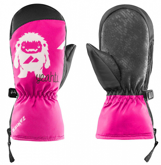 Варежки детские Zanier Yeahti.Stx Fuchsia-Schwarz - Фото 1 большая