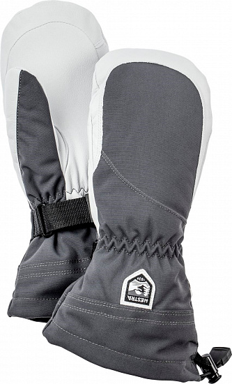 Варежки женские Hestra Heli Ski Grey - Фото 1 большая