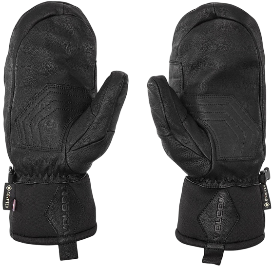 Варежки мужские Volcom Gaaas Gore-Tex Black - Фото 2 большая